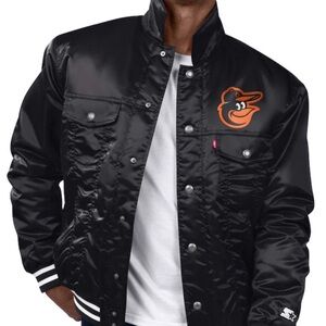 Baltimore Orioles Levi’s Starter black satin jacket brand new with tags